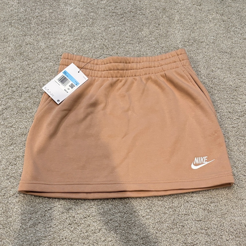 Nike Beige Skirt with Logo